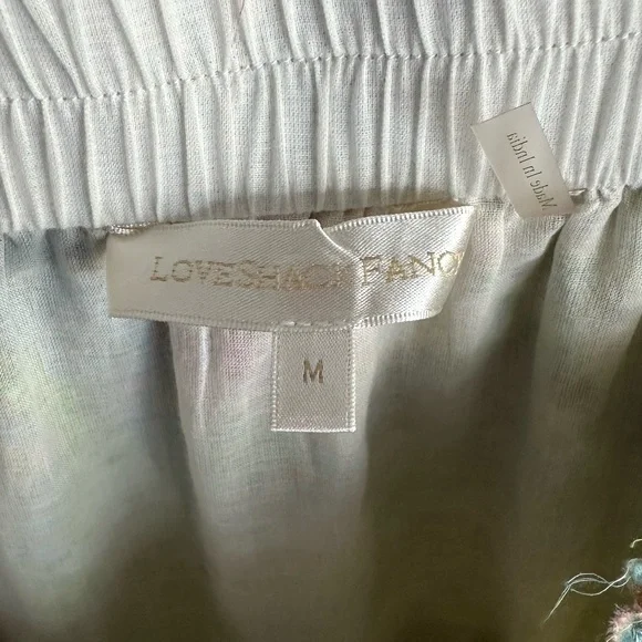 LoveShackFancy Ruffle Mini Skirt in Pastel Fields - Picture 5 of 9